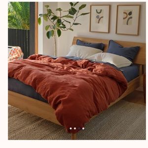 Brooklinen Terracotta Queen Duvet Linen